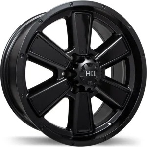 Fast HD – Tomahawk – Black – 18″x9″ 20mm – All weather Wheels – F235-1890-83BT+20F778